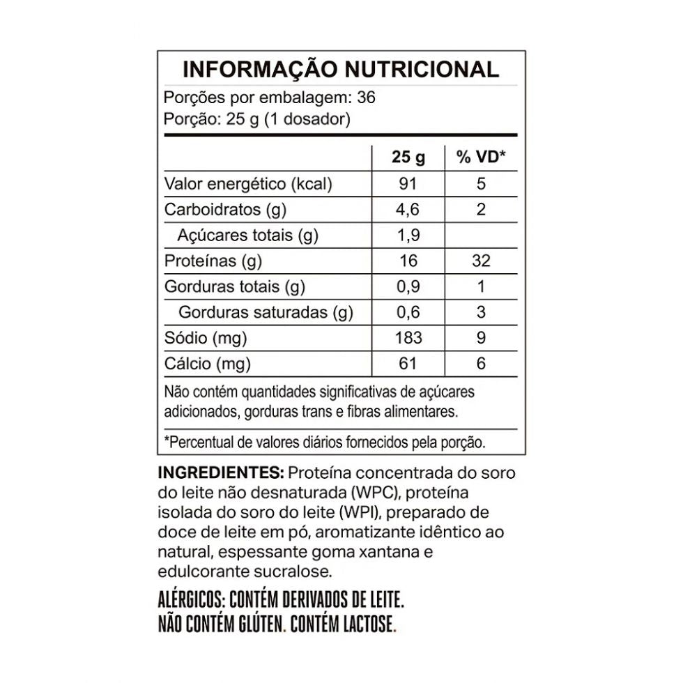 WheyDop-X Refil (900g) - Leite Condensado