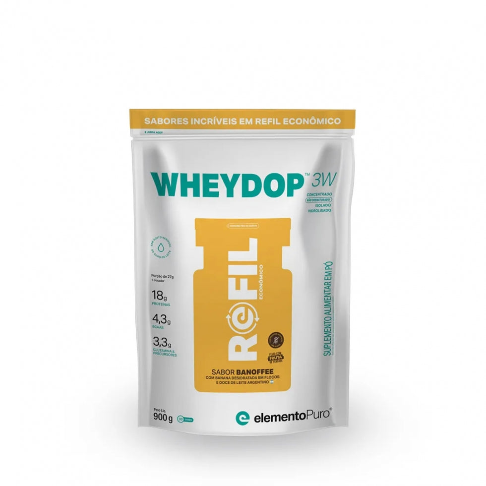 WheyDop 3W Refil (900g) - Banoffee
