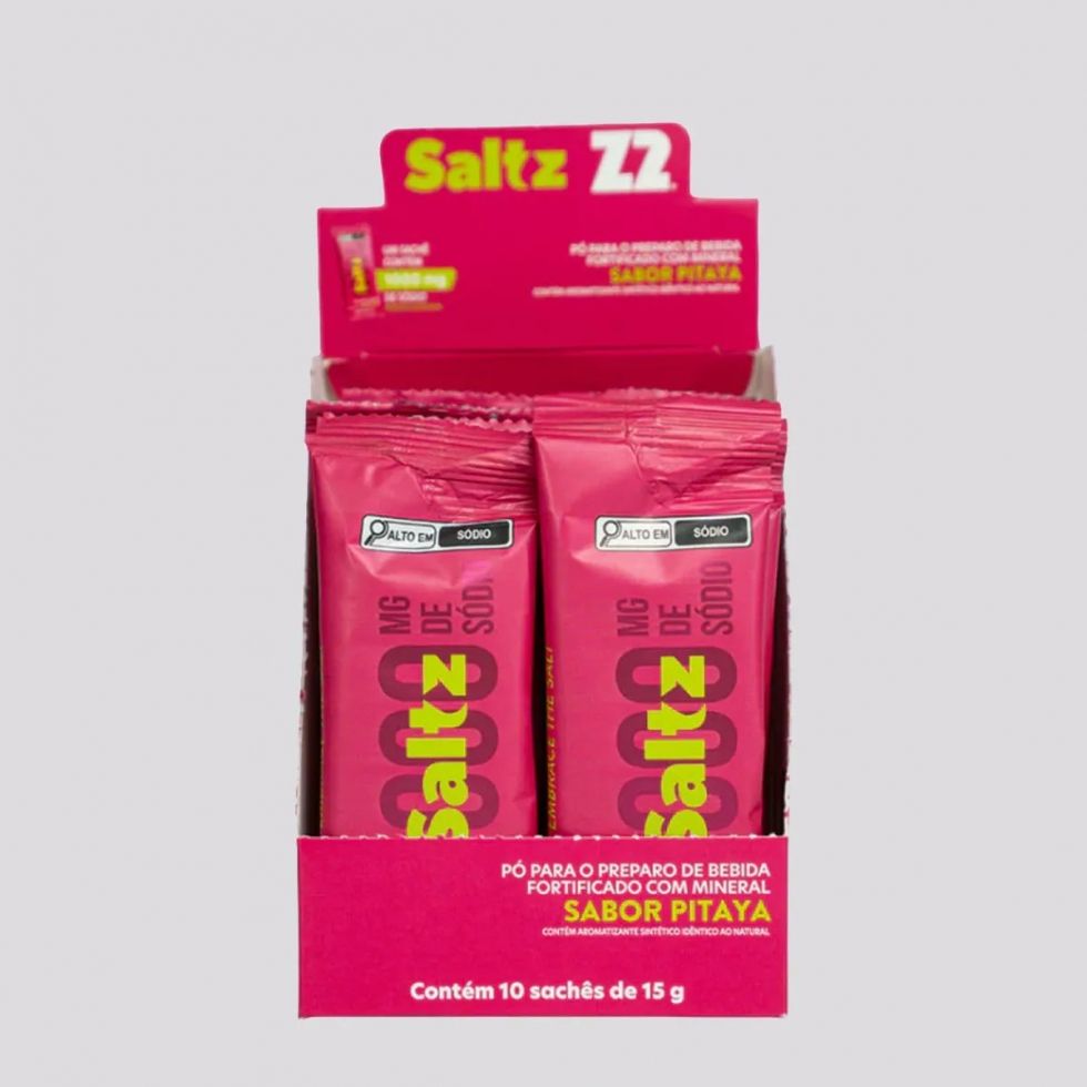 Saltz 1000 (Display c/10 sachês 15g) - Pitaya