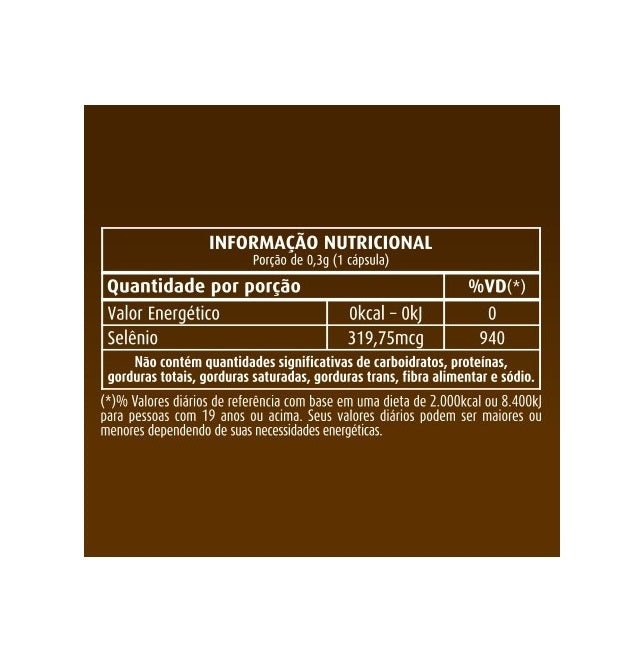 Selênio 319,75mg (60 caps)