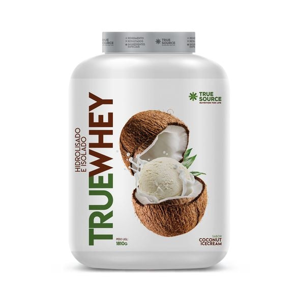 True Whey (1,810kg) - Hidrolisado e Isolado - Coconut Icecream