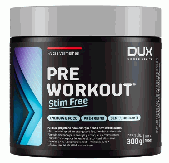 Pre Workout Original - Stim Free (300g) - Frutas Vermelhas