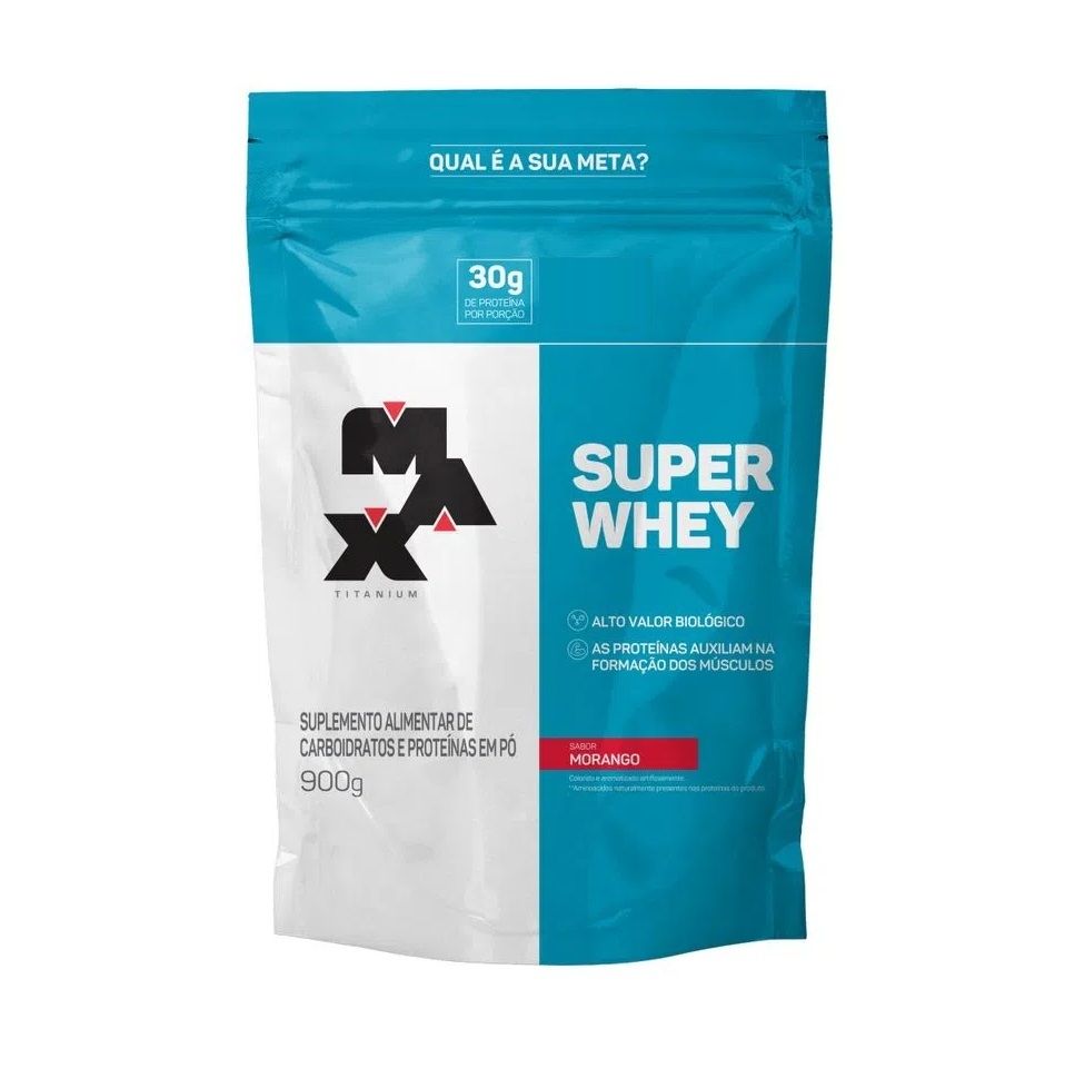 Super Whey Refil (900g) - Morango
