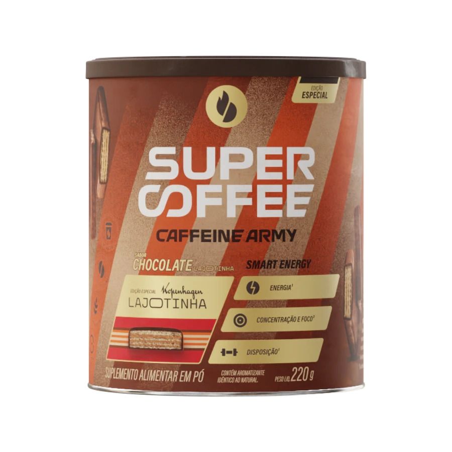 SuperCoffee 3.0 (220g) - Sabor: Chocolate (Lajotinha)