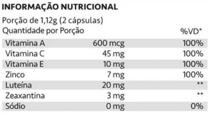 Luteimax - Luteína + Zeaxantina 20mg (60 caps)