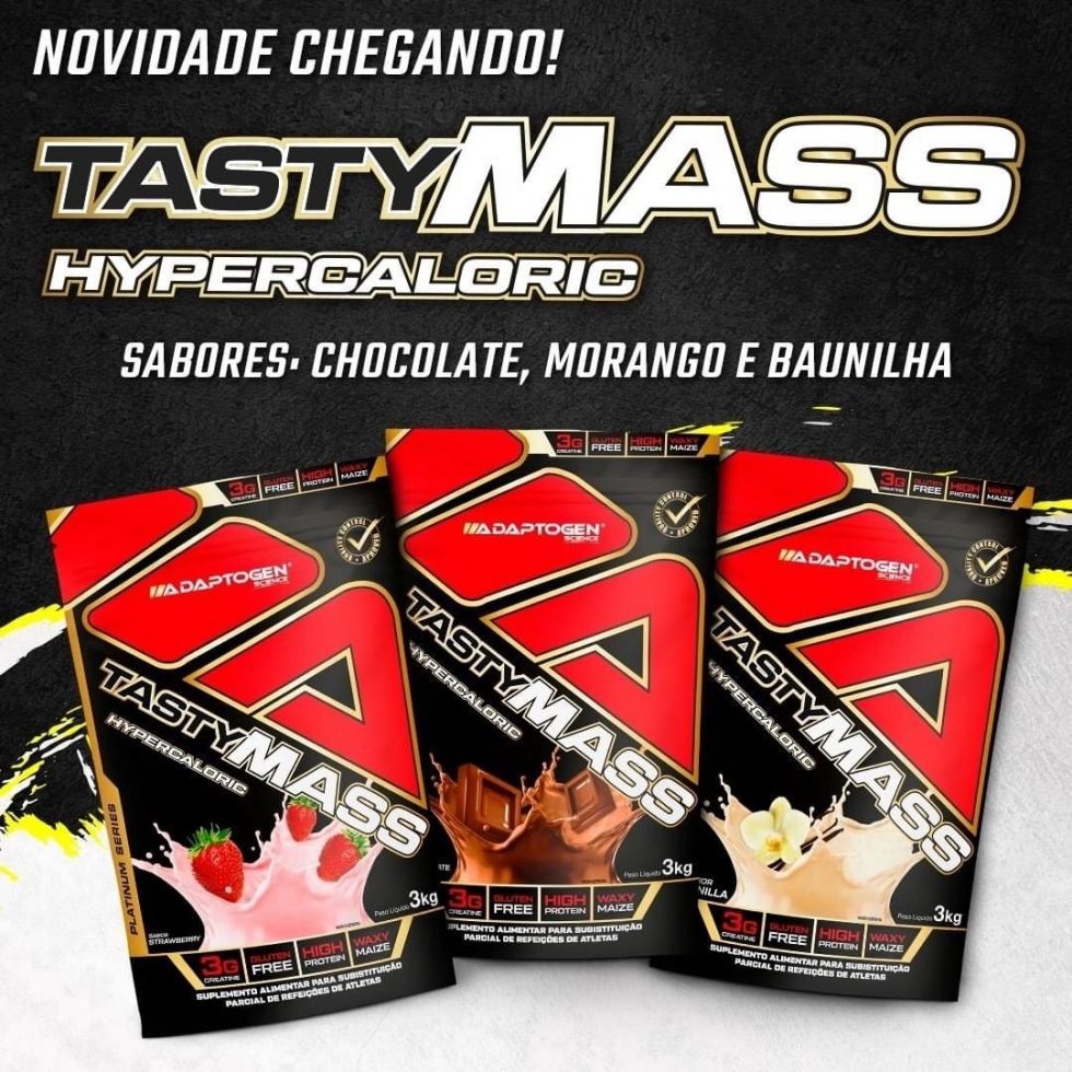 Tasty Mass Hipercaloric (3kg) - Vanilla