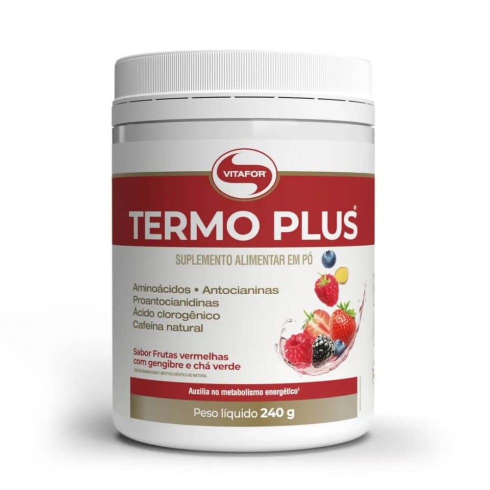 Termo Plus (240g) - Frutas Vermelhas, Gengibre e Chá Verde