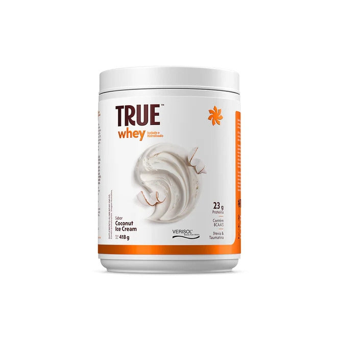 True Whey (418g) - Hidrolisado e Isolado - Coconut Icecream