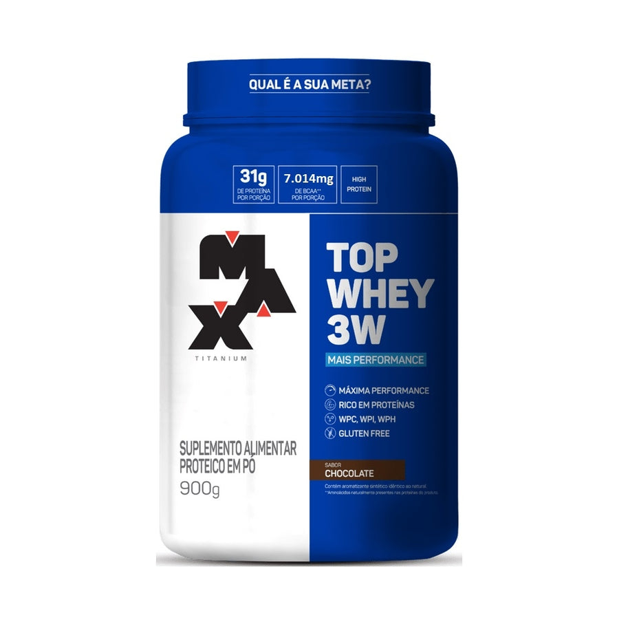 Top Whey 3W (900g) - Mais Performance - Chocolate