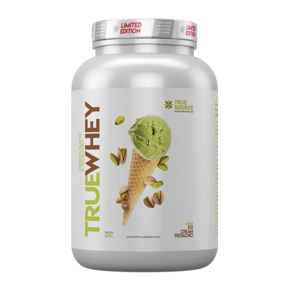 True Whey (837g) - Hidrolisado e Isolado - Ice Cream Pistachio