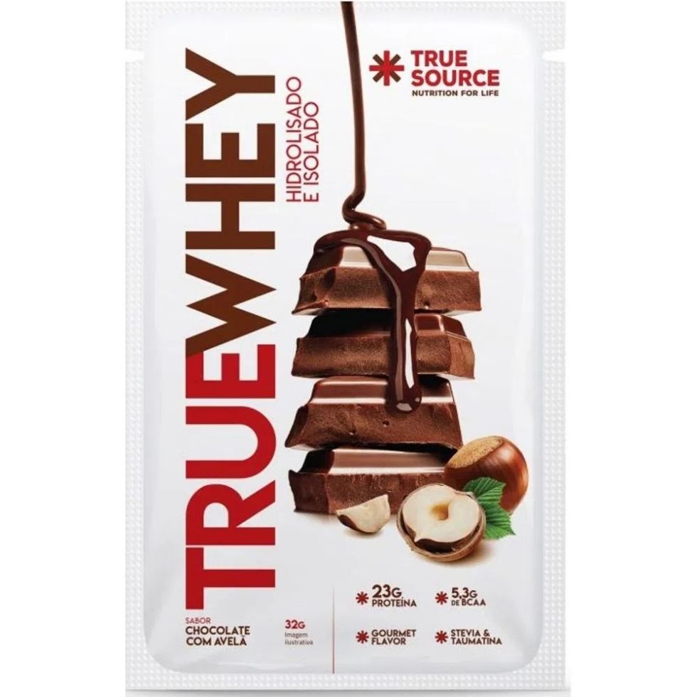 True Whey (32g) - Hidrolisado e Isolado - Chocolate c/ Avelã