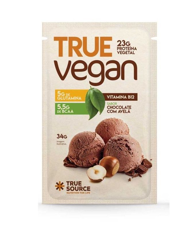 True Vegan (34g) - Chocolate c/ Avelã