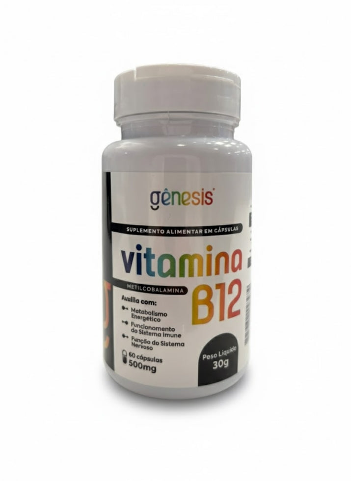 Vitamina B12 500mg (60 caps)