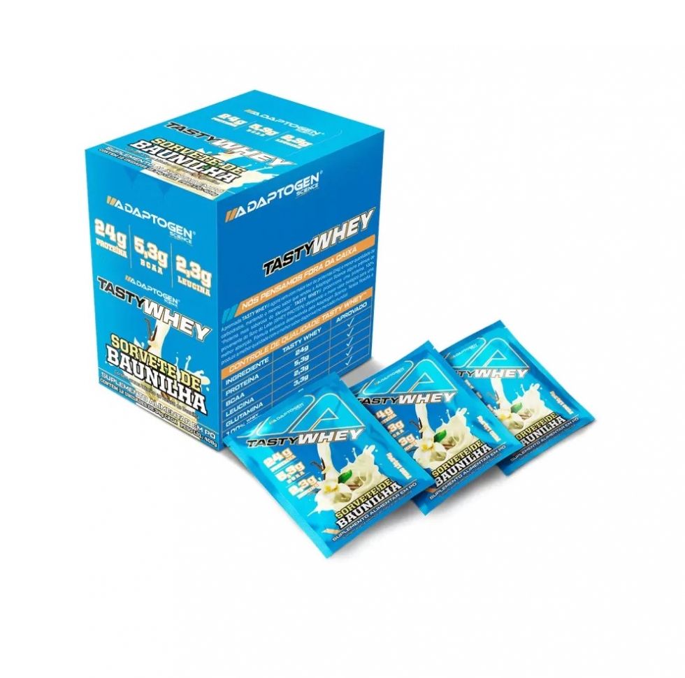 Tasty Whey Display - Vanilla Cream (12 unid. 34g)