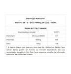 Vita D3 + Vit C + Zinco (60 caps)