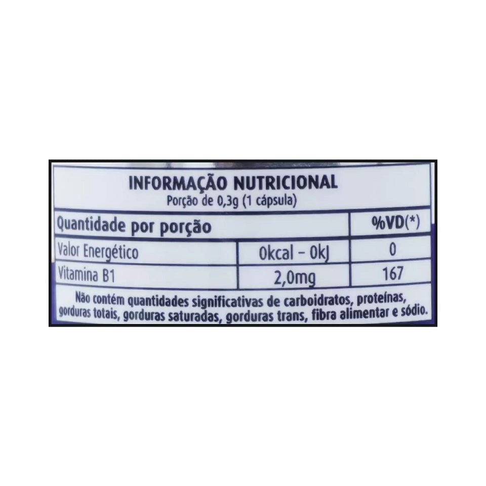 Vitamina B1 - 280mg (60 caps)