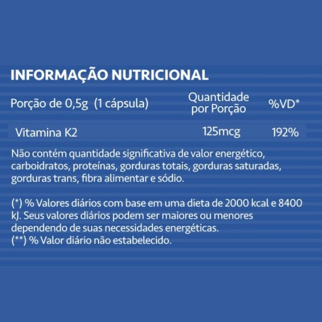 Vitamina K2 (60 caps)