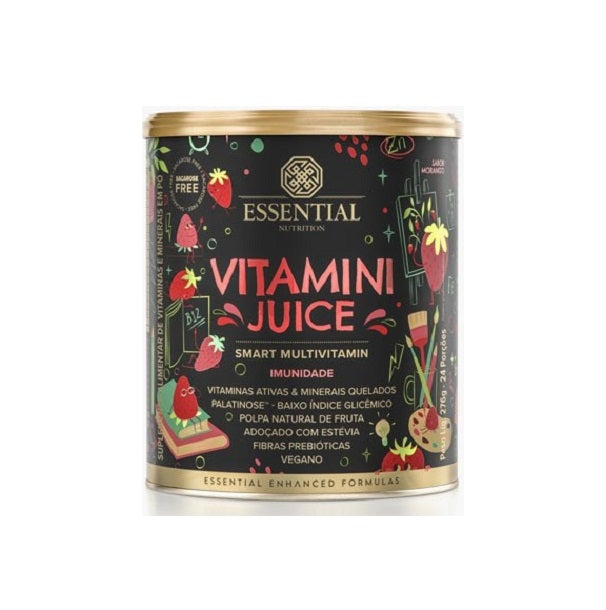 Vitamini Juice Lata (280,8g/24Ds) - Morango (276g)