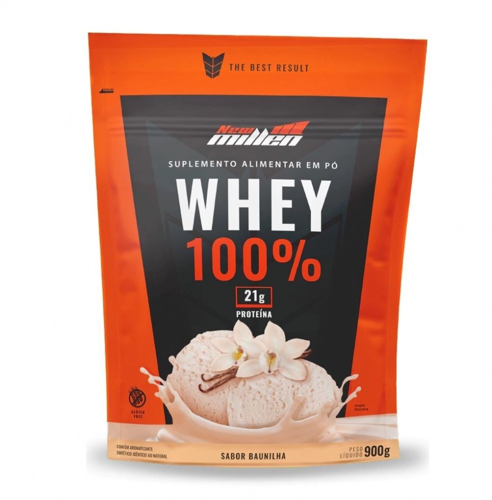 Whey 100% Refil (900g) - Baunilha