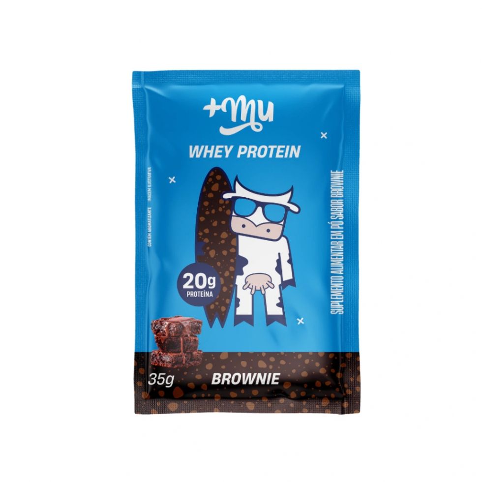 Whey Protein +Mu Sachê (35g) - Brownie
