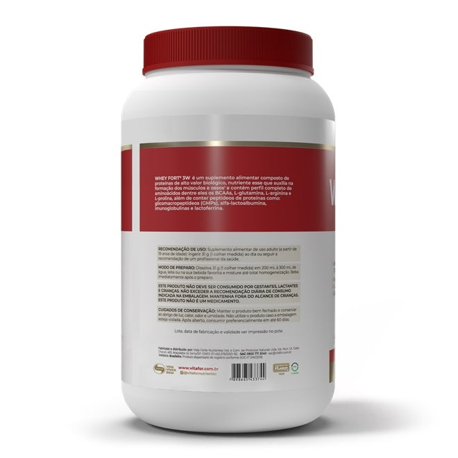 Whey Fort 3W (900g) - Neutro