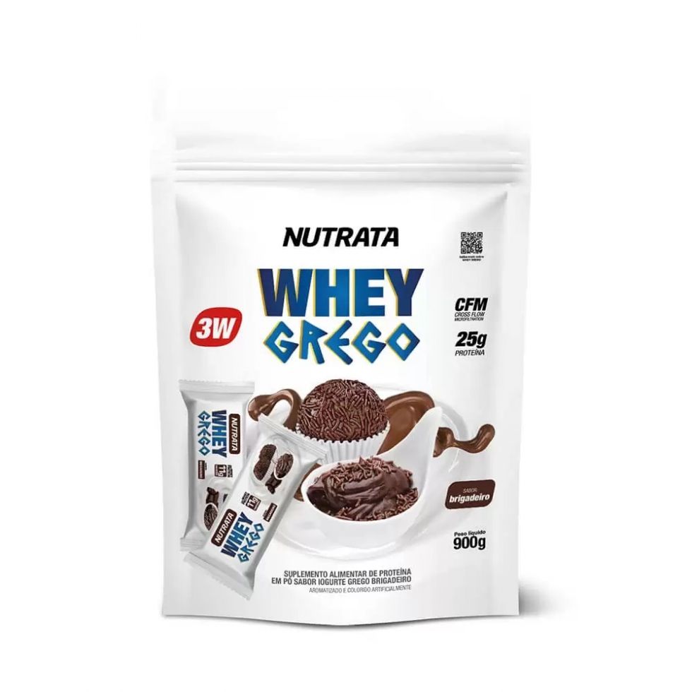 Whey Grego Refil (900g) - Brigadeiro