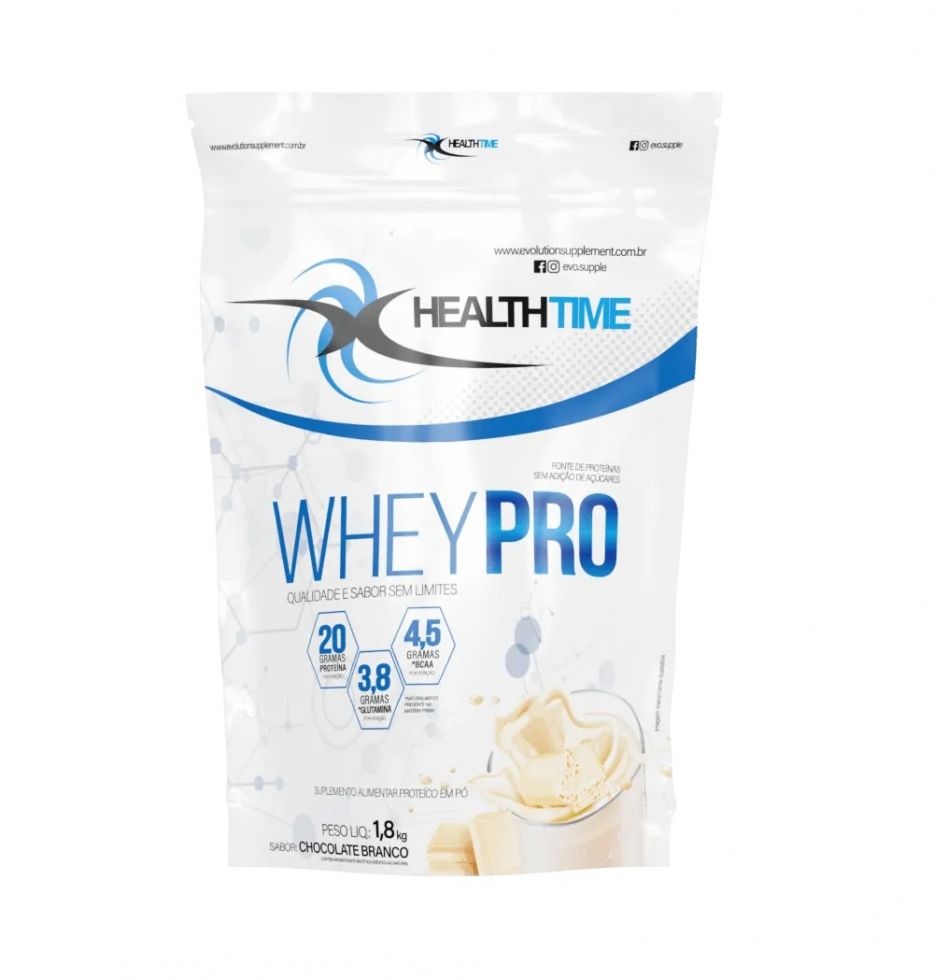 Whey PRO Refil (1,8kg) - Sabor: Chocolate Branco
