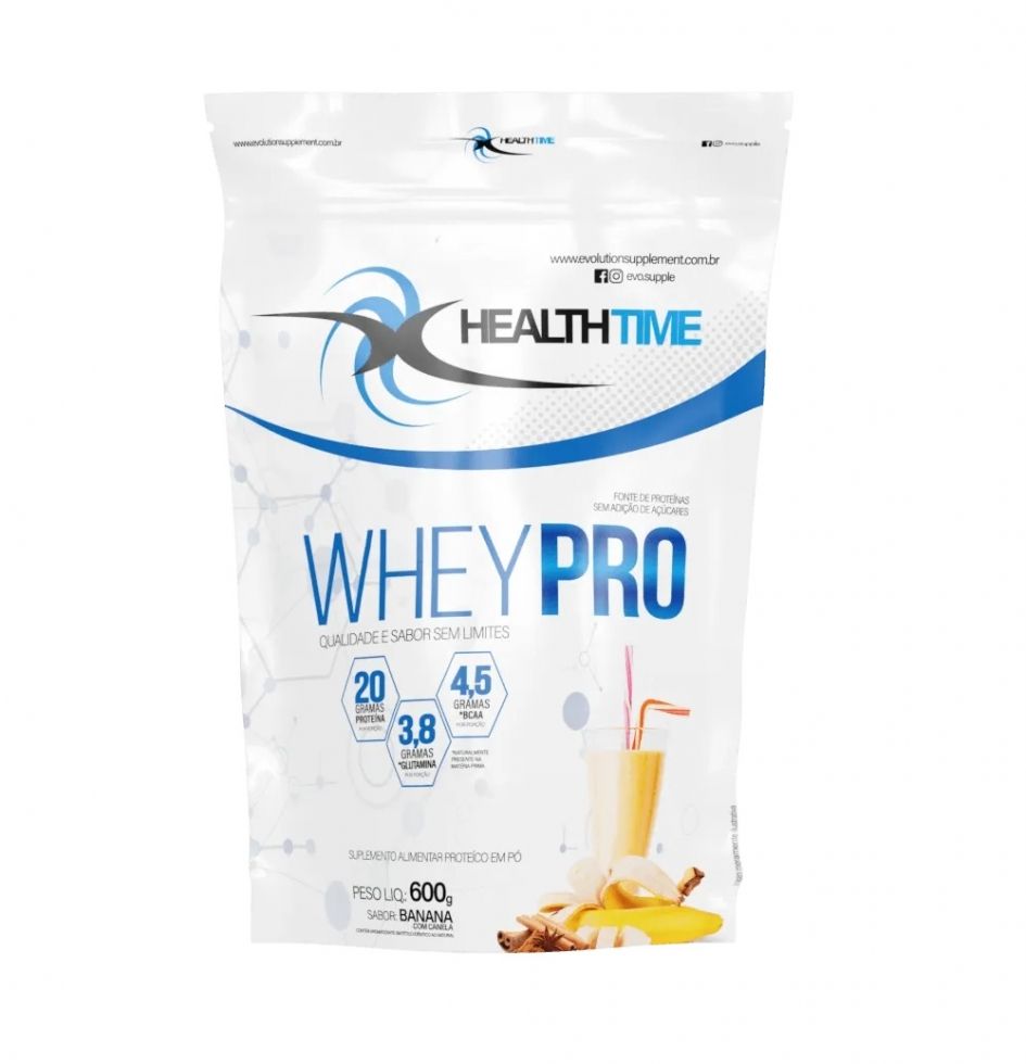 Whey PRO Refil (600g) - Banana c/ Canela