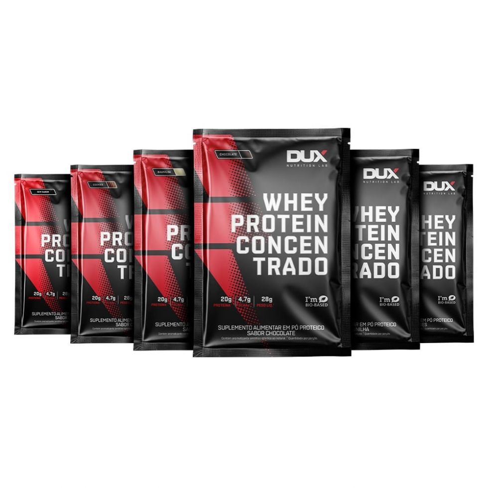 Whey Protein Concentrado Display (10 sachês) - Caramelo Salgado
