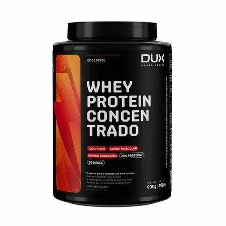 Whey Protein Concentrado Pote (900g) - Chocolate
