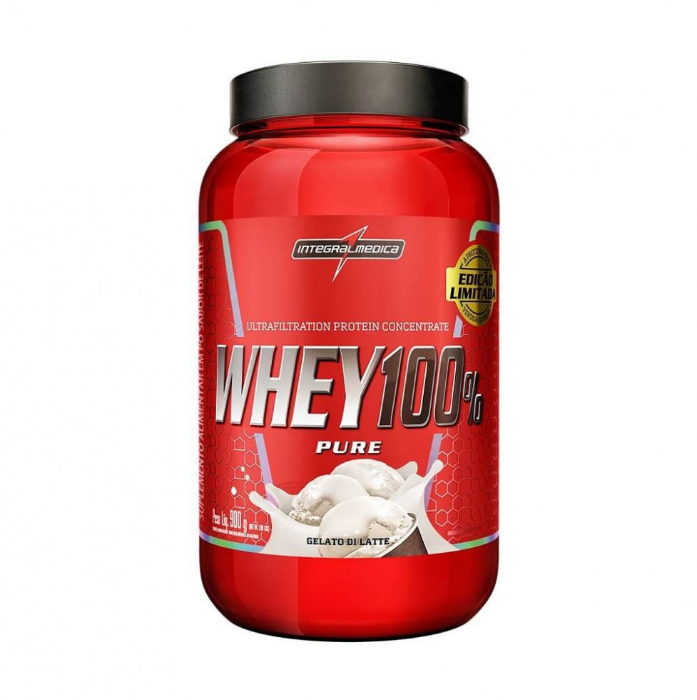 Whey 100% Pure Pote (900g) - Gelato Di Latte (900g)