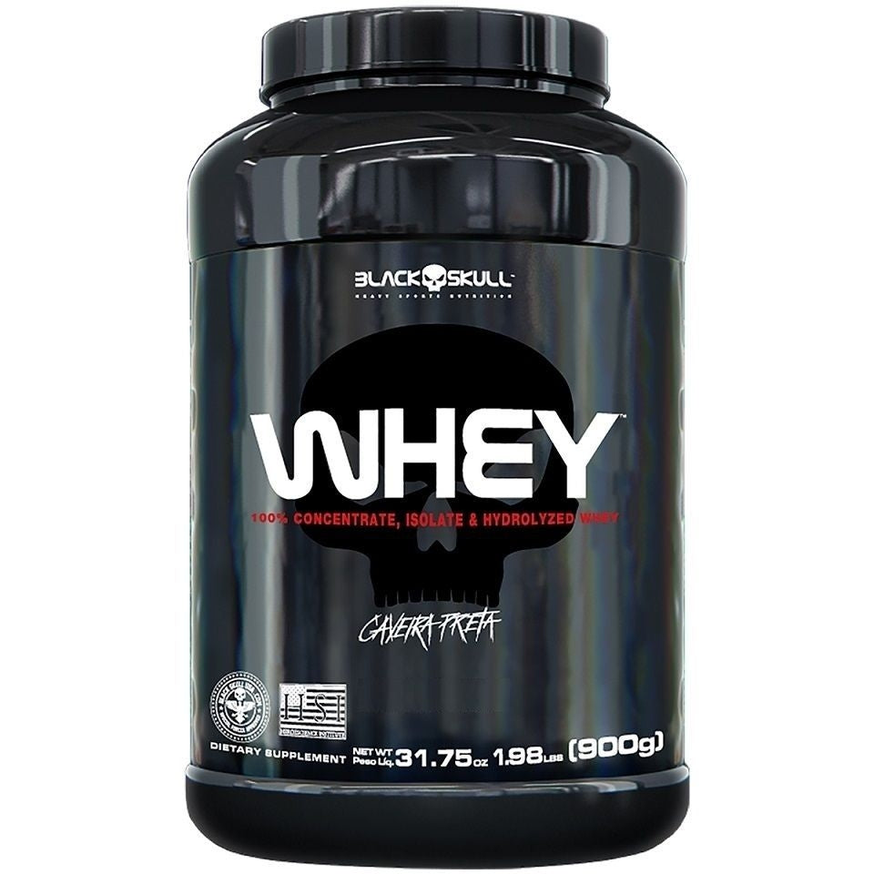 Whey Protein Pote (900g) - Morango.