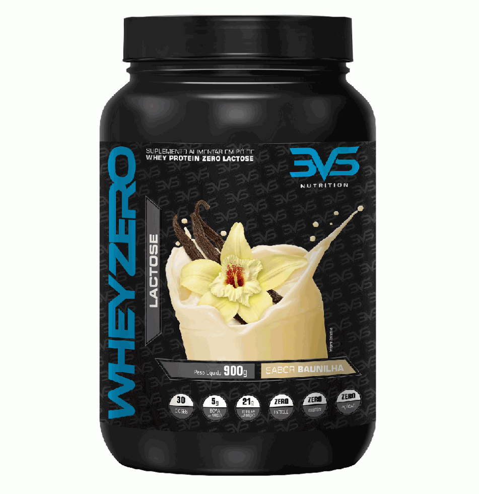 Whey Zero Lactose (900g) - Baunilha
