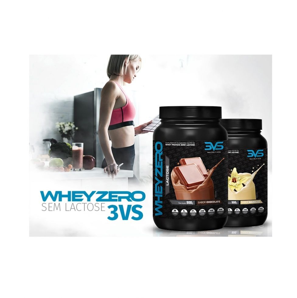 Whey Zero Lactose (900g) - Baunilha