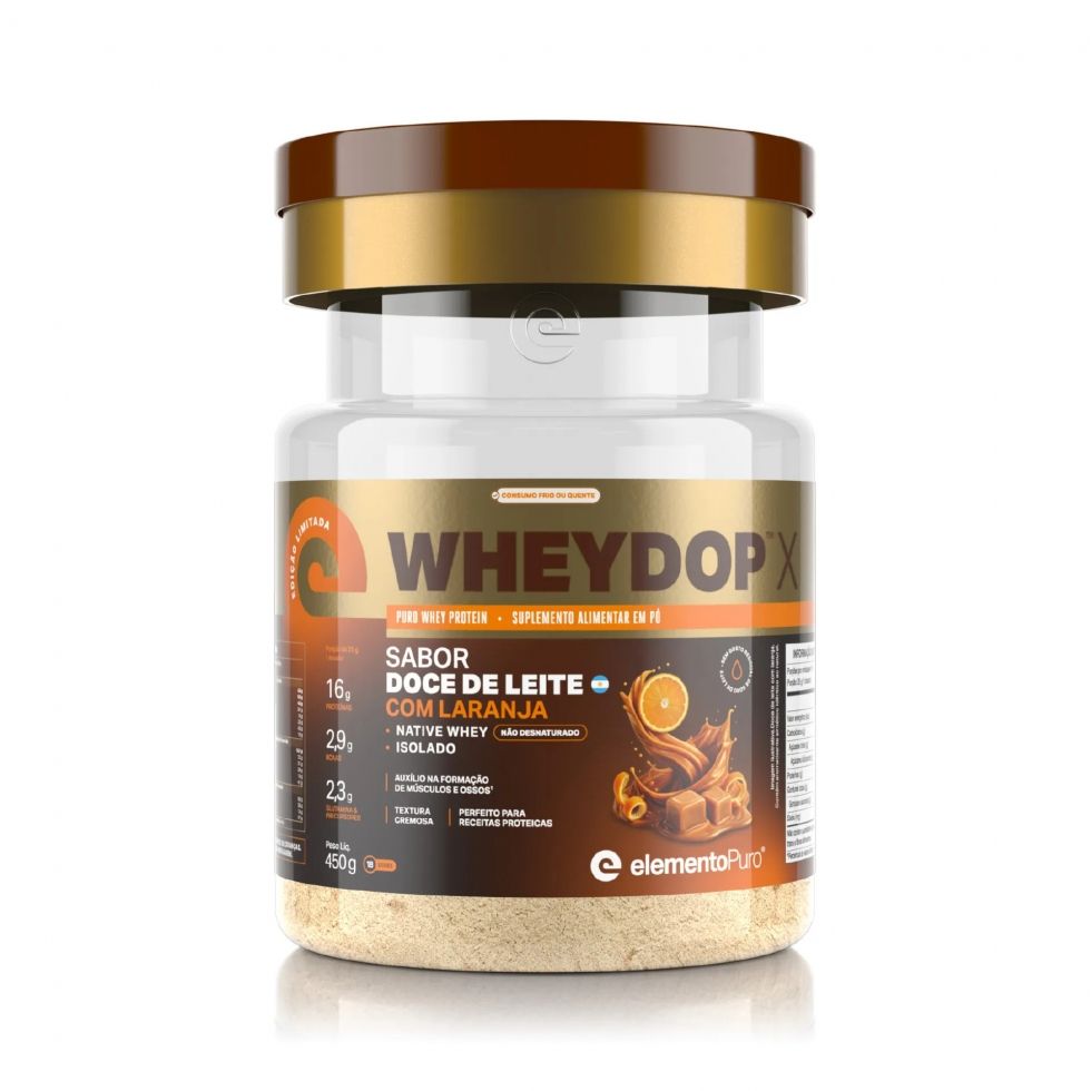 WheyDop-X (450g) - Doce de Leite com Laranja