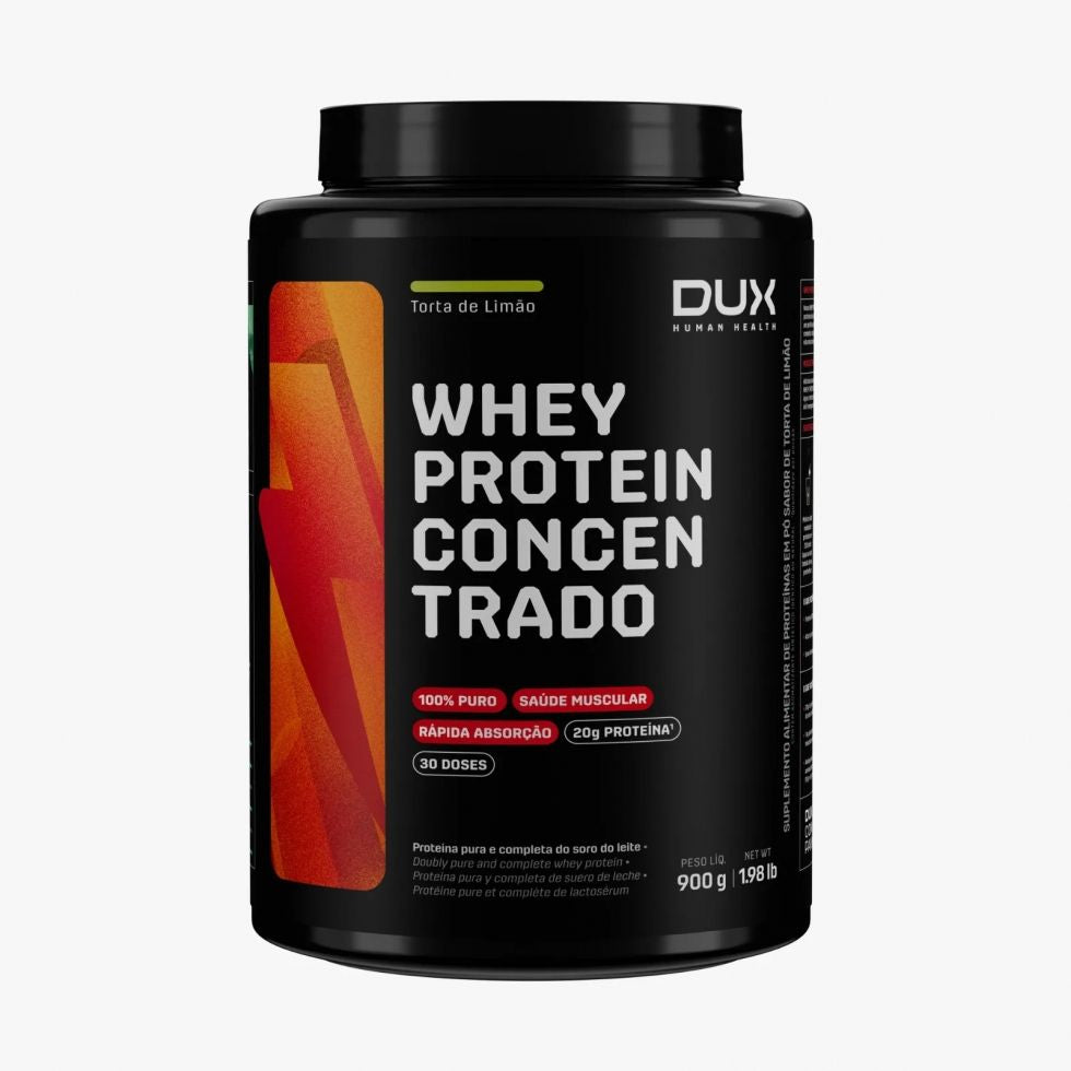 Whey Protein Concentrado Pote (900g) - Torta de Limão