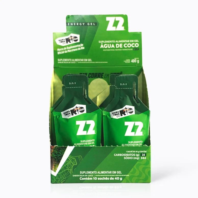 Energy Gel Z2 (Display 10 sachês 40g) - Água de coco