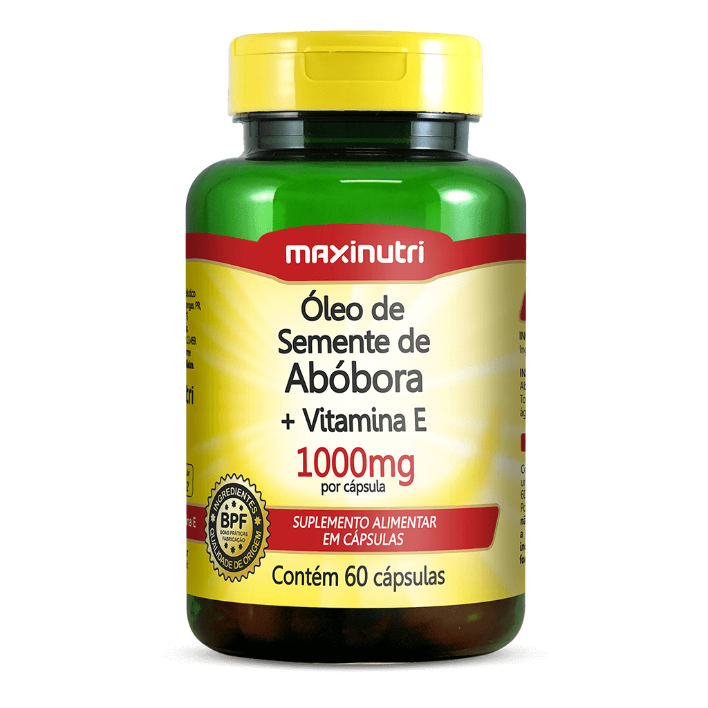 Oleo de Semente de Abóbora 1000mg (60 caps)